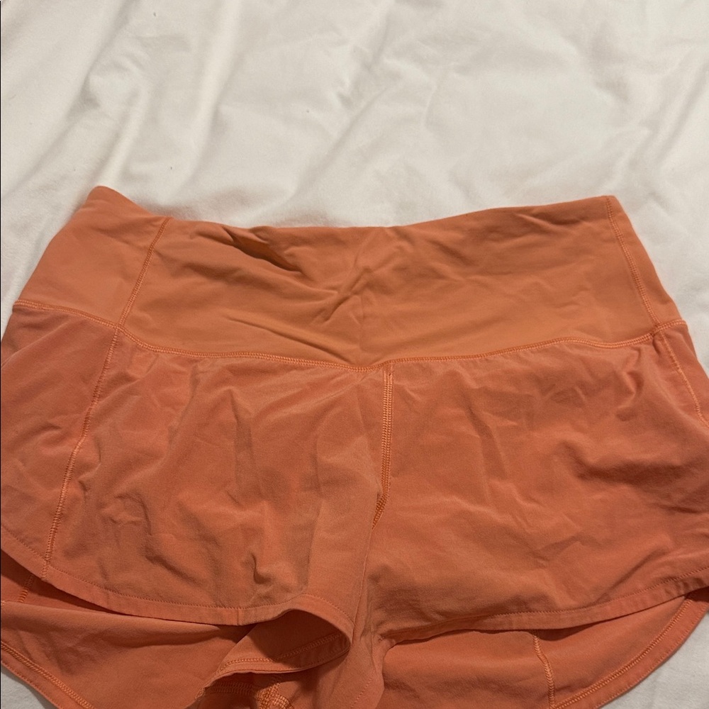 Women’s Athletic High Rise shorts pastel orange